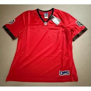 Tampa Bay Buccaneers NFL‎ Pro Line Jersey Womens Large Red Blank Short Sleeve.